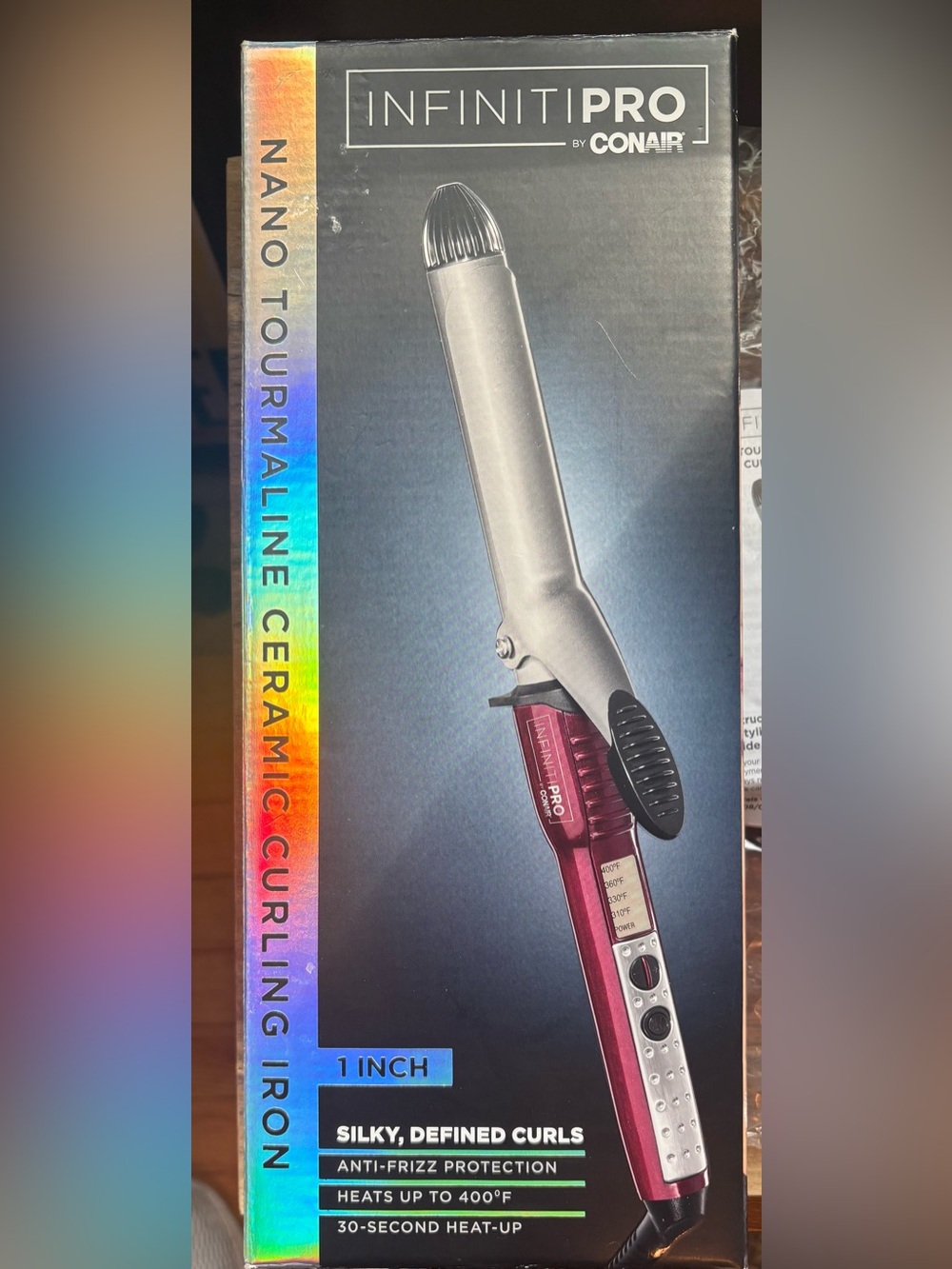 InfinitiPro by Conair Nano Tourmaline Ceramic Curling Iron - 1 Inch